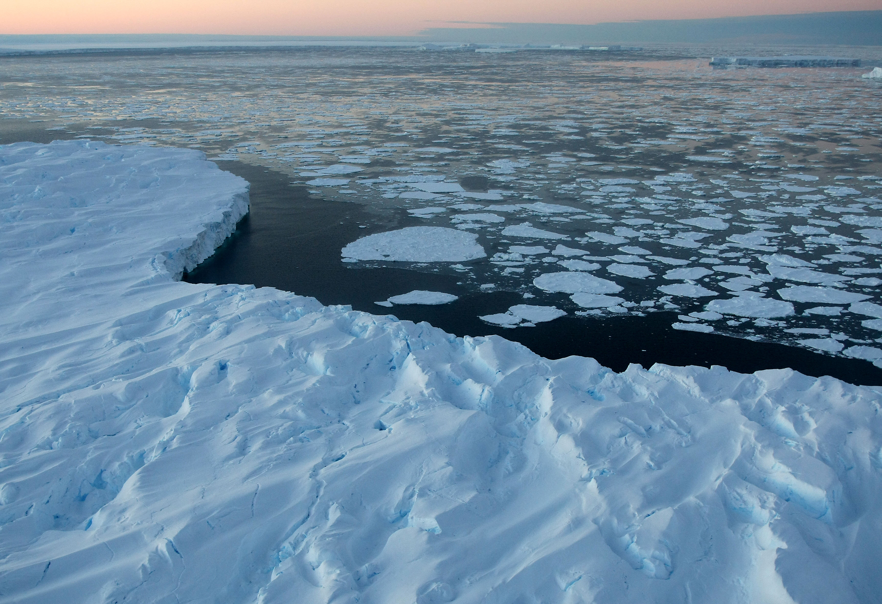Data shows Antarctic sea ice shrinks to lowest annual maximum level on record Image