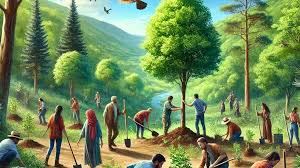 Environment minister says tree planting key to combating climate change Image
