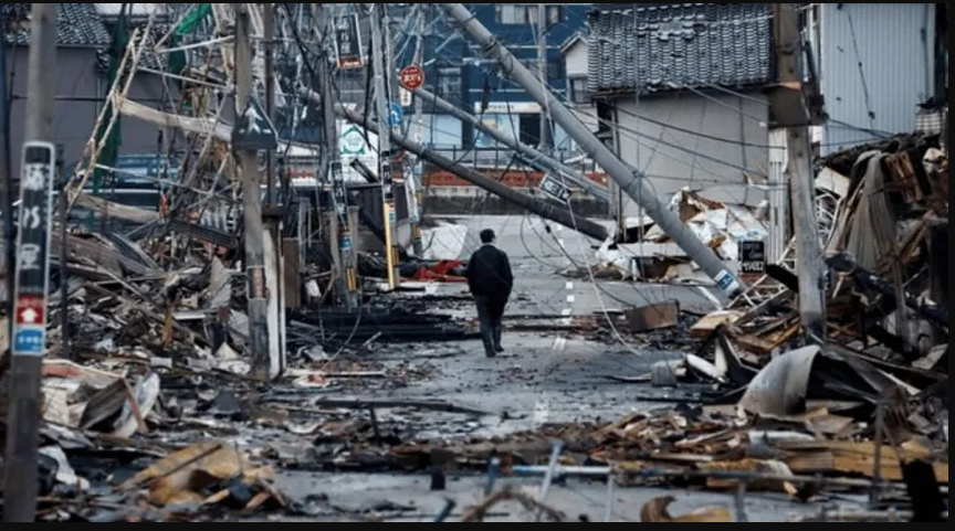 Japanese Island evacuates residents after relentless earthquake Image