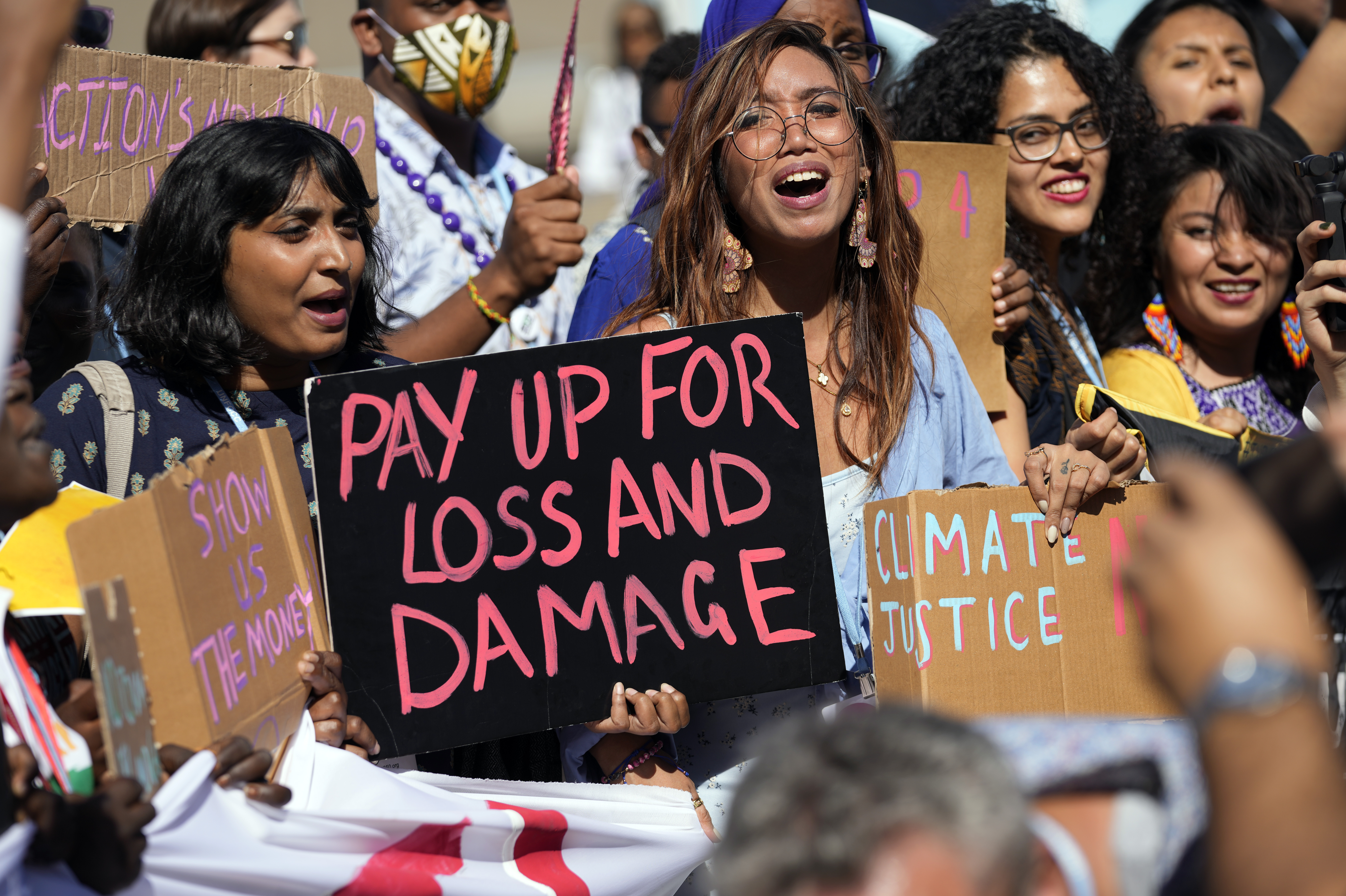 Climate campaigners demand predictable funding for vulnerable countries Image