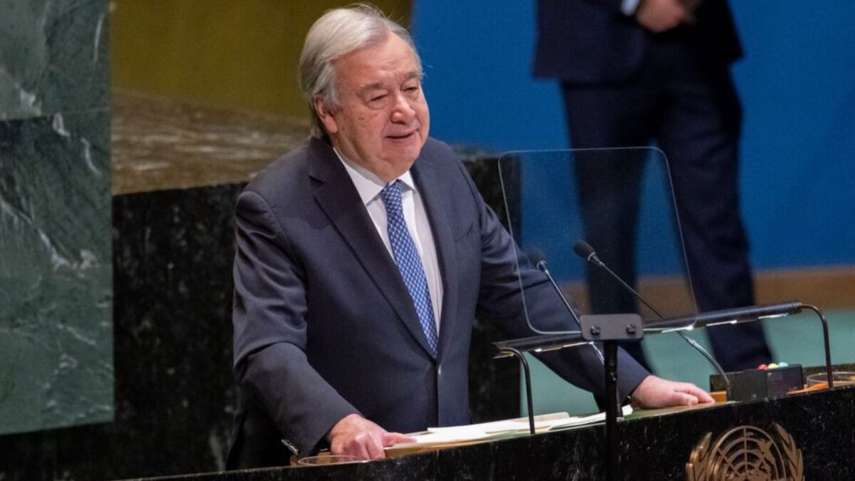 Guterres says world in climate chaos ‘cannot be a world at peace’ Image